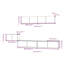 Kirbee Unfinished TV Stand for TVs up to 43"-1650069438