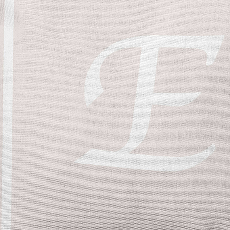 Reversible Throw Pillow, Ivory/White, 20"x20", E