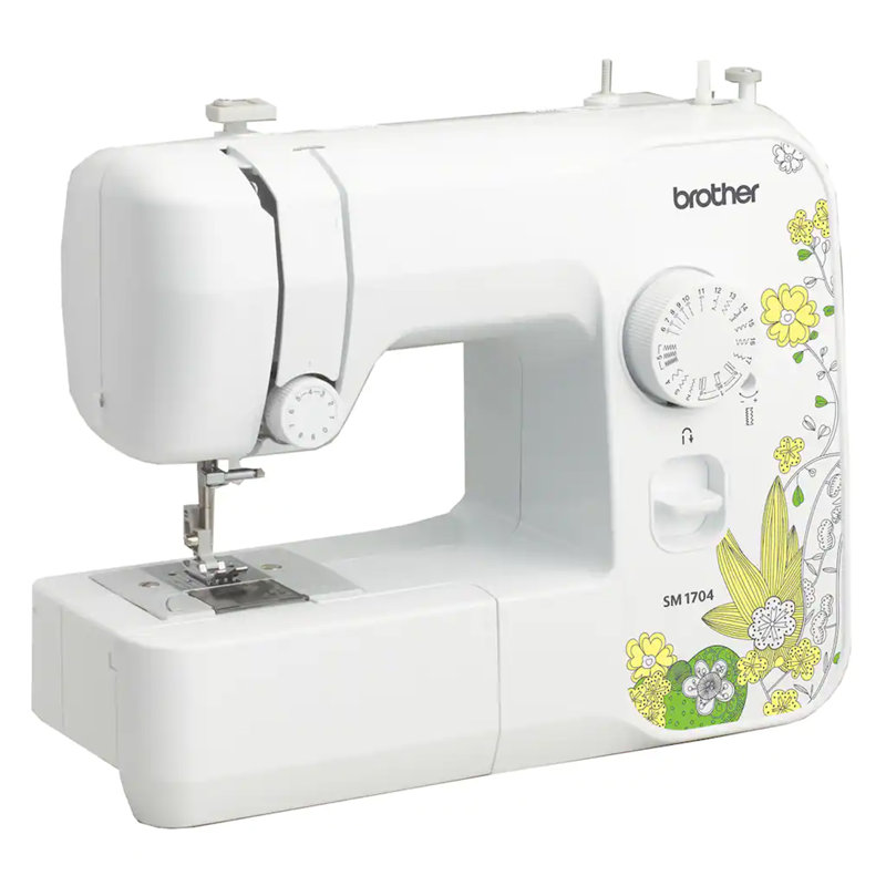 Brother SM1704 White Portable 17-Stitch Sewing Machine