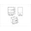 Mario 50cm W Bedside Table-541621395