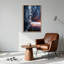 Ensemble de 1 tableau sur toile représentant une station spatiale-129340779-129340777
