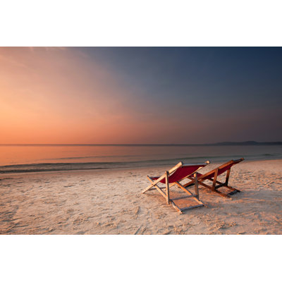 Two Beach Chairs swongpiriyapornRed; Beige; Orange; Periwinkle; Blue; Grey462435829