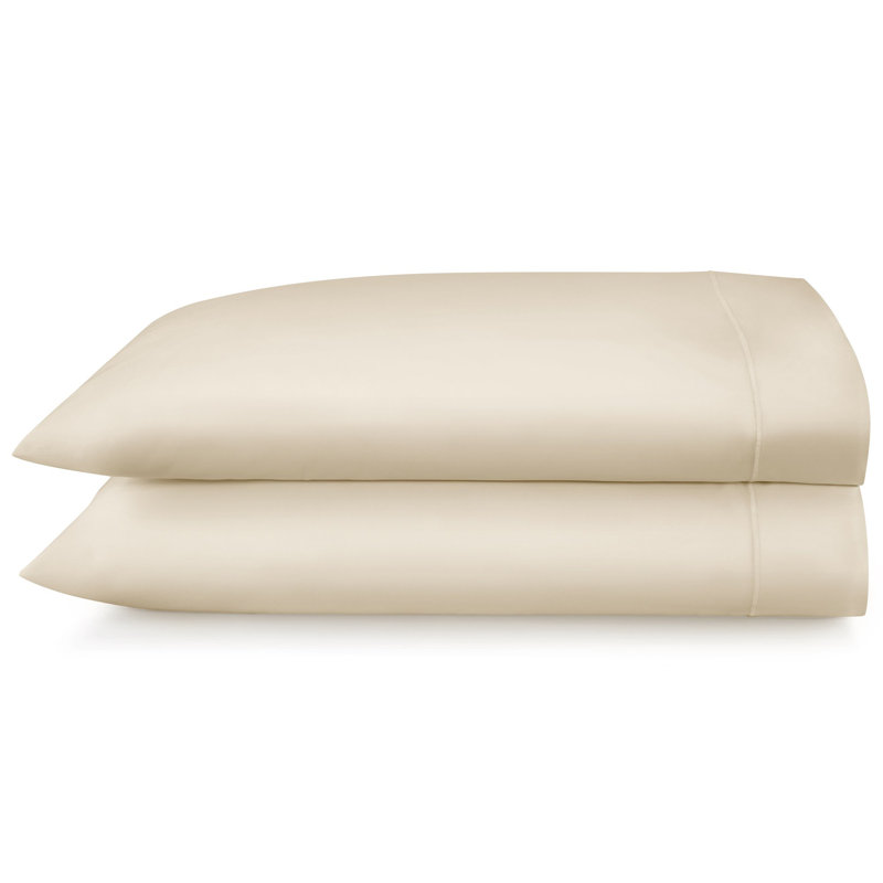 Soprano 420 Thread Count Egyptian-Quality Cotton Sateen Pillowcase, Standard Pillowcase, Linen