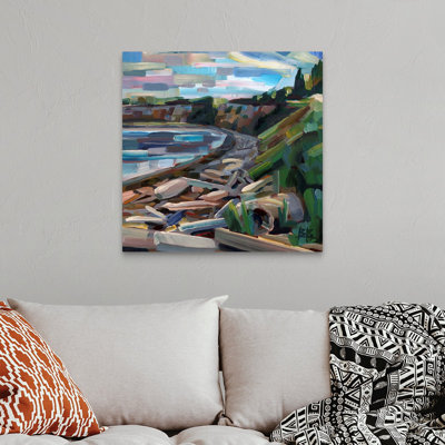 «Early Morning on the Beach» par Brooke Borcherding, reproduction d'art sur toile