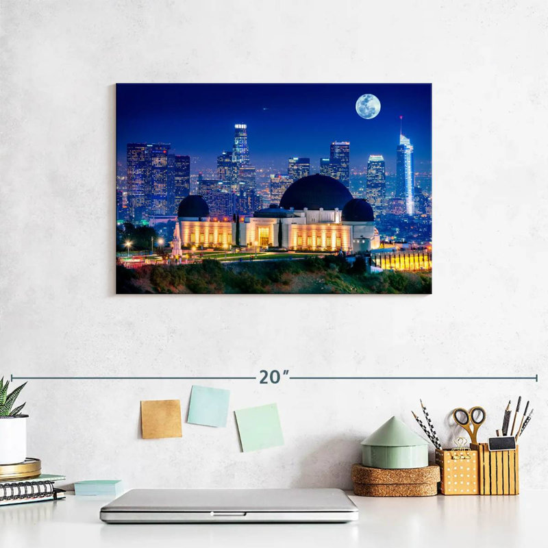 Kavia Griffith Park Observatory, 8" H x 12" W