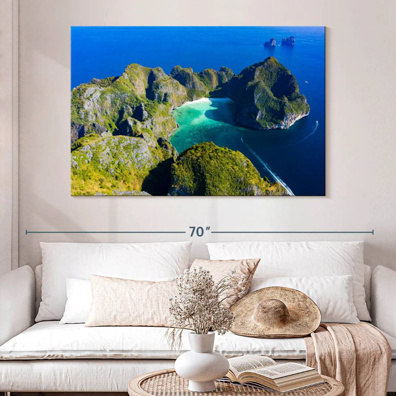 Île Gillard Koh Phi Phi Leh, H 34 po x l 51 po