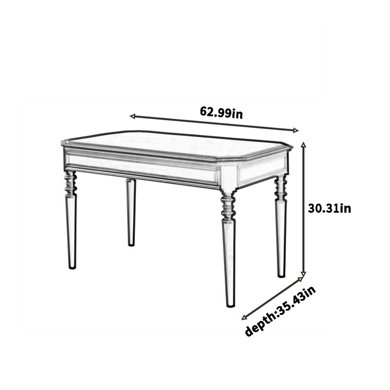 Vishali, 30.31"H x 62.99"L x 35.43"W