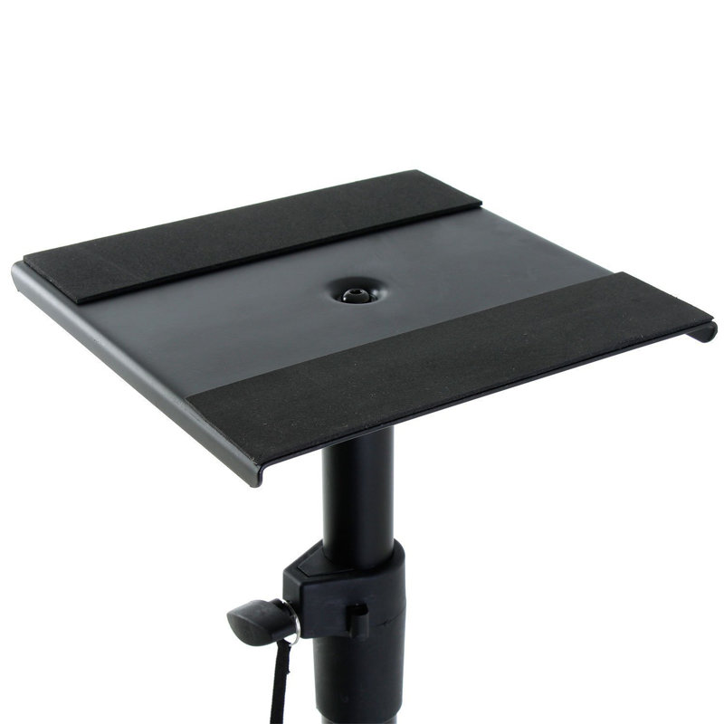 150cm Premium Floor Fixed Height Speaker Stand (Pair) For Studio Monitors And Hi-Fi Loudspeakers - Create Truer Mixes With Optimum Loudspeaker/Monitor Height And Positioning With Rotating Plate For Speakers