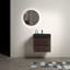 Meuble-lavabo mural en noyer de 24 po avec lavabo Alice-118003889