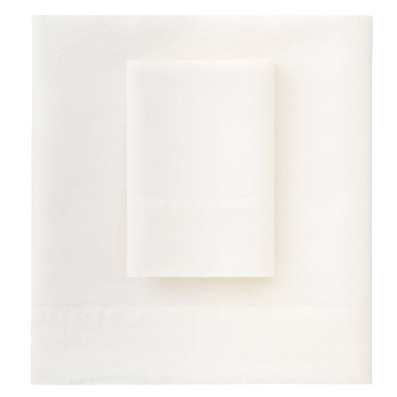 Lush Linen Sheet Set, Twin/Twin XL Sheet Set, Ivory