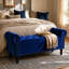 133cm Wide Velvet Standard Ottoman-457455990