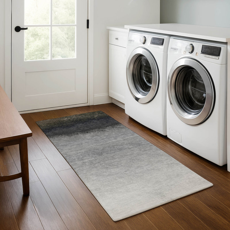 Premium Machine Washable Ariel Ombre Rug, Runner 2'3" x 7'6"