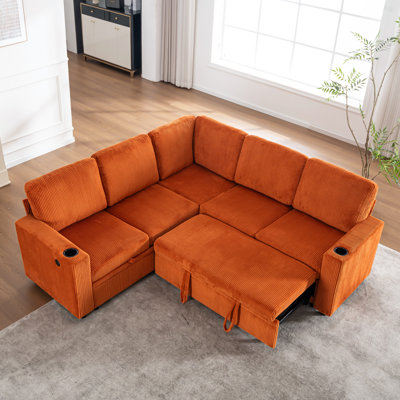 Canapé-lit modulaire avec lit escamotable, canapé d'angle modulaire avec rangement, canapés modulaires pour le salon, canapé-lit convertible pour le salon, la chambre à coucher et un appartement