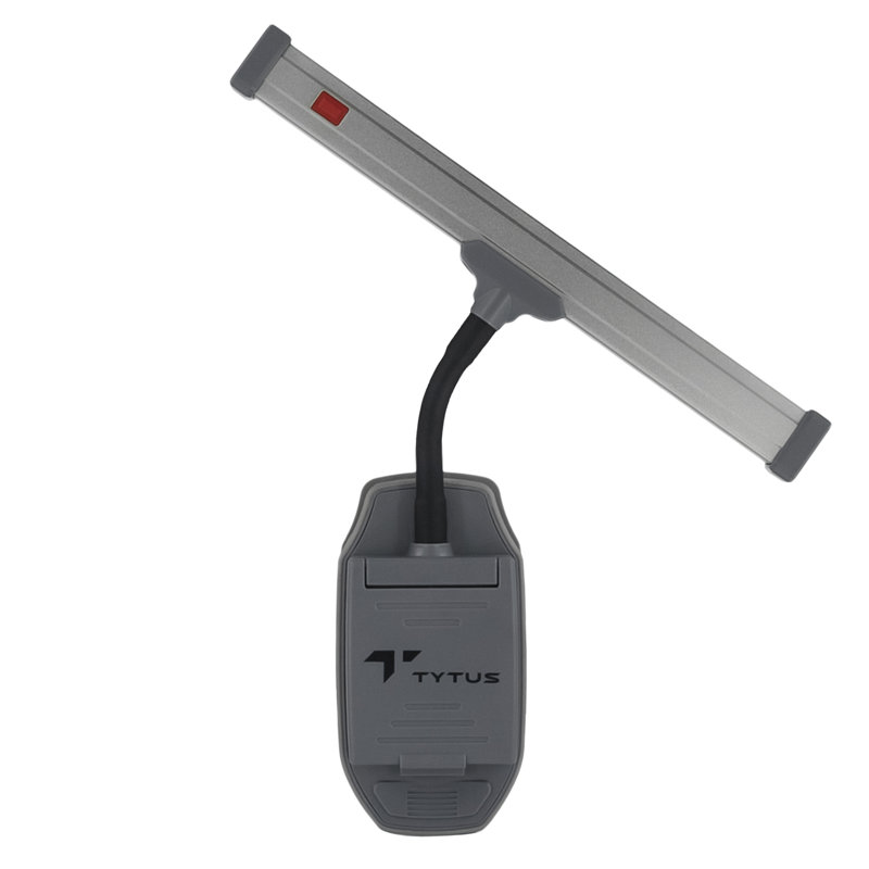 Gray Battery Operated LED Clamp Grill Light