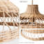 Luminaire suspendu naturel à 1 lumière Chunn