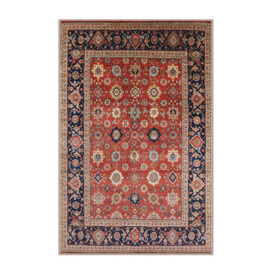 Tapis oriental rouge / brun Kavalier
