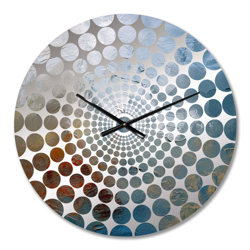Aved - Horloge murale peinture abstraite, Petit