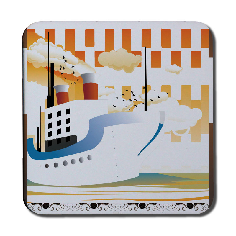 Square 6 Piece Coaster Set