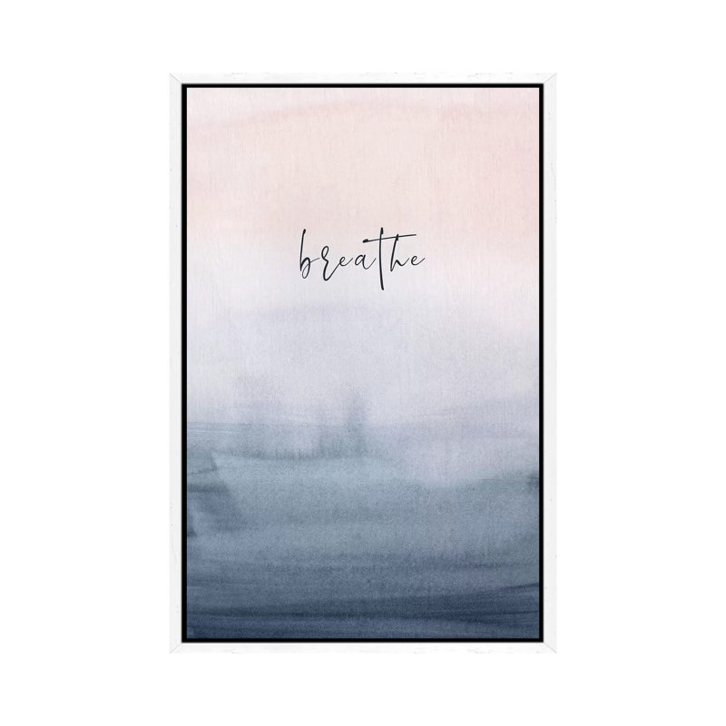 Breathe Doorways by Stephanie Ryan - Painting on Canvas, 66.04 cm H x 45.72 cm W, White Framed