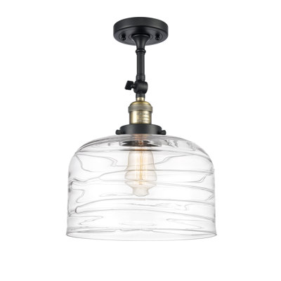 Areyana Glass Semi Flush Mount