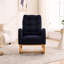 Chaise berçante d'appoint confortable avec repose-pieds à haut dossier et base en bois d'hévéa massif pour la chambre de bébé et le salon-1164116439