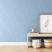 Glitter Blue Fabric, Wallpaper and Home Decor