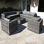 Oseasons® Syeed Rattan 8 Seat Corner Set in Dove Grey-892629697