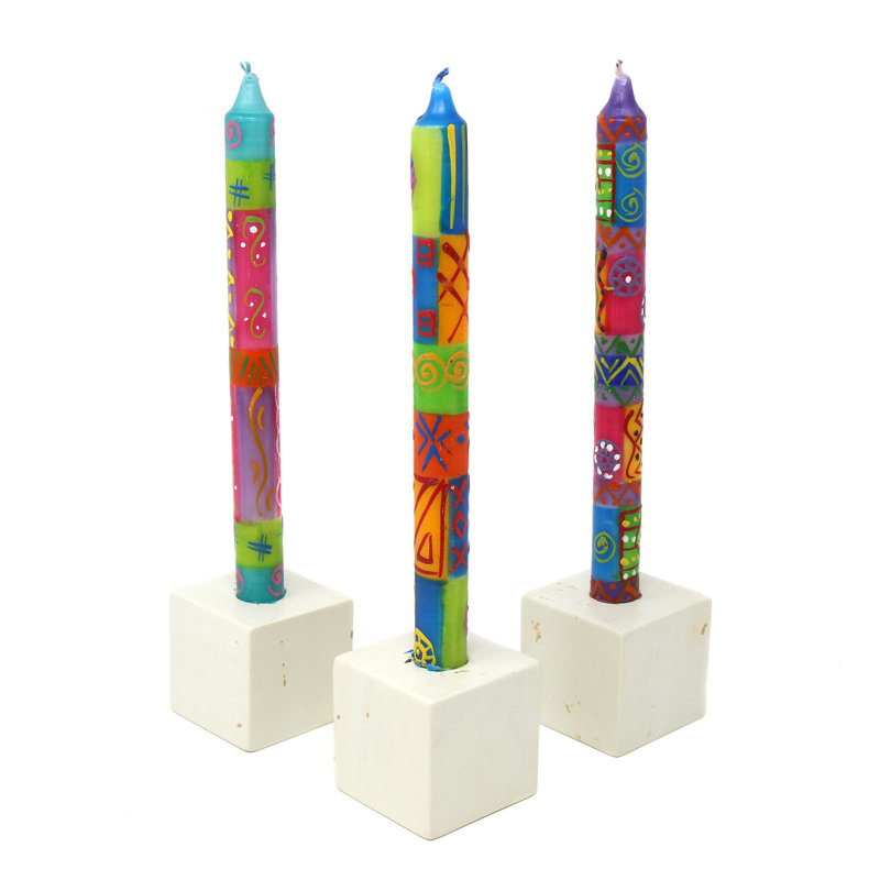 Unscented Taper Candle