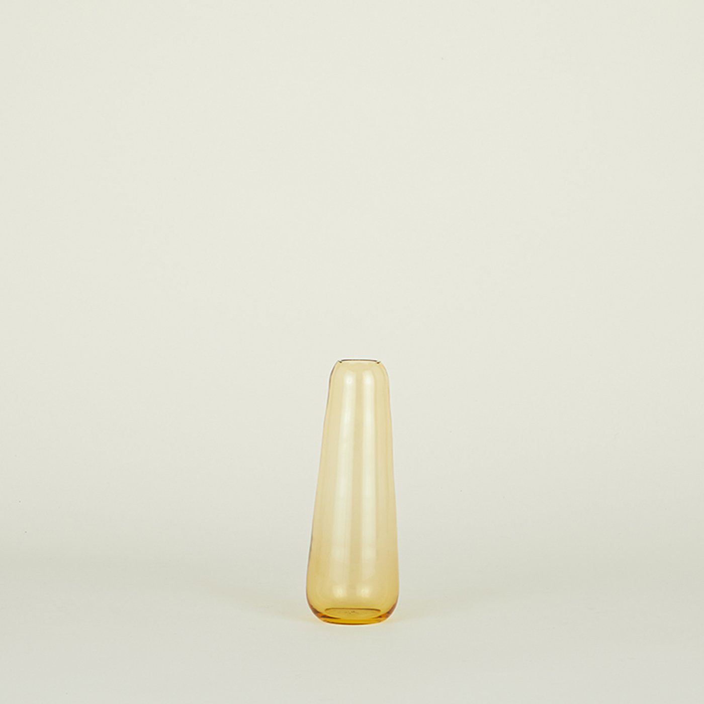 Aurora 9'' Glass Table Vase, Amber