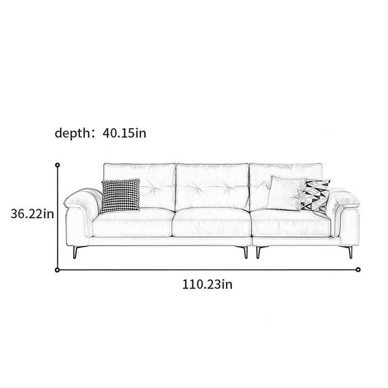Aviles, 4, 36.22" H x 110.23" W x 40.15" D