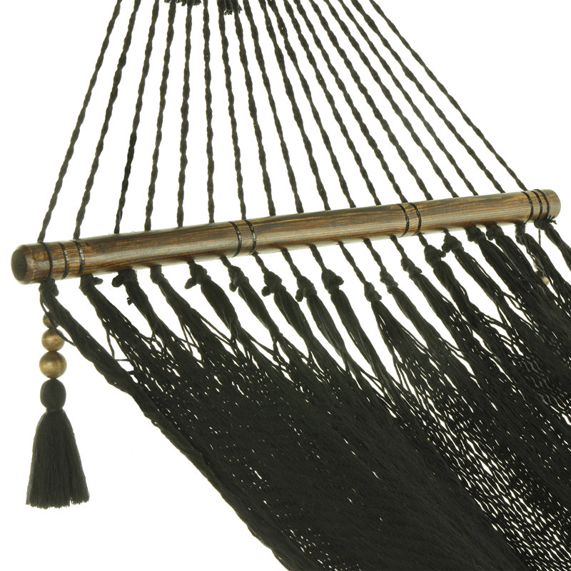 Hamac classique tissé Carius Paradise, Noir, noir, noir, noir