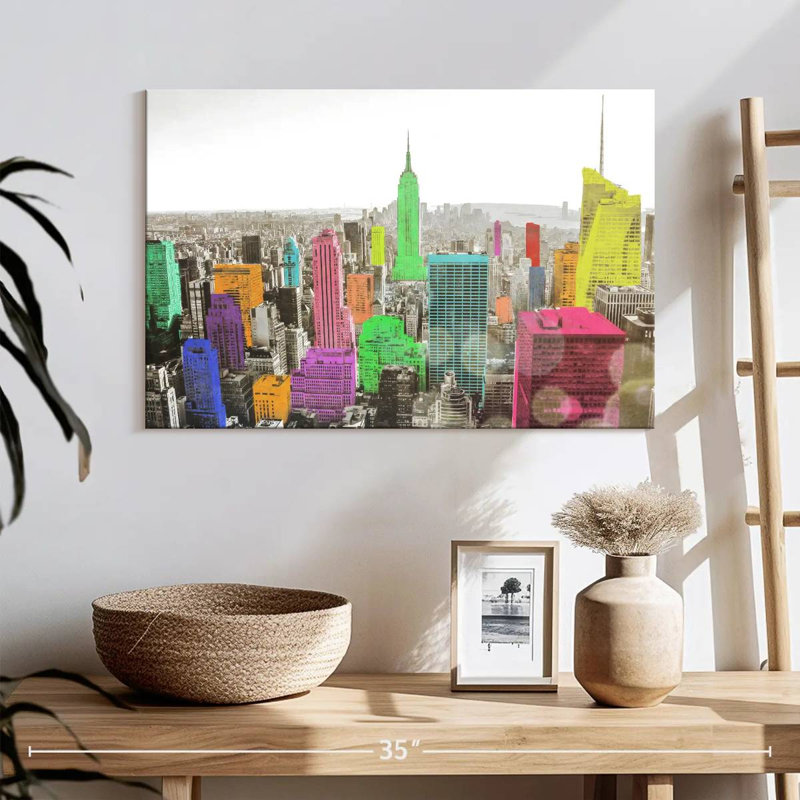 Rorry Color In The City, 16" H x 24" W