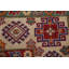 Tapis gris fait à la main Kazak