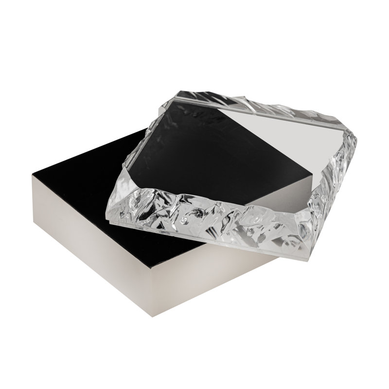 Boîte Cogar - Nickel carré poli