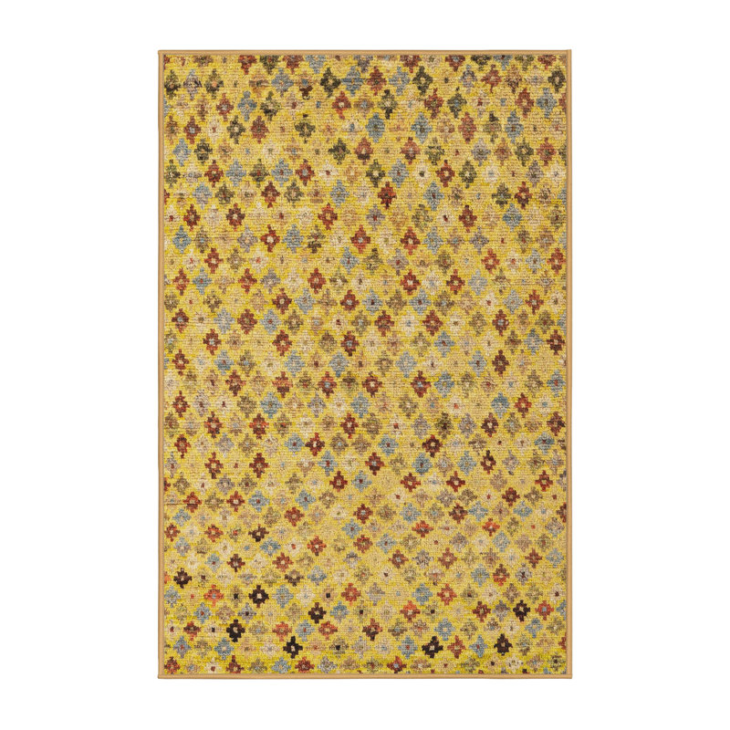 Tapis abstrait moderne 4473, Tapis de couloir 2 pi x 5 pi