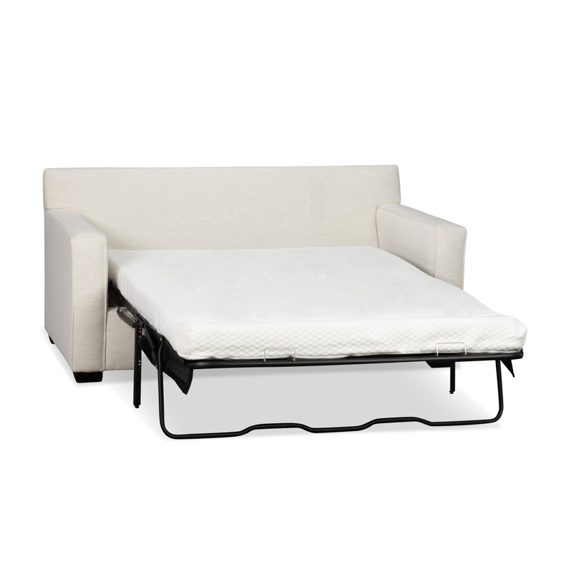Taylor 70'' Sleeper Sofa, Bayou Light Gray Canvas