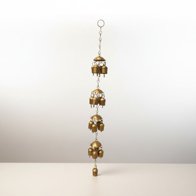 16-Bell Temple Chime in Burnished Gold