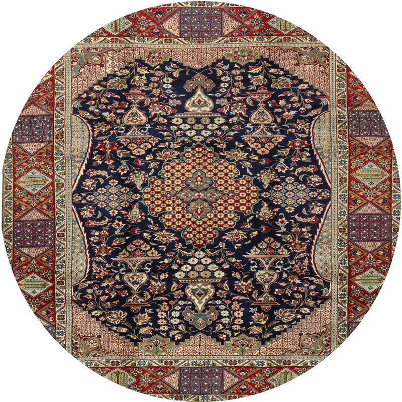 Oriental Indoor Rug, Round 8'
