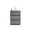 Mobilier de salle de bain gris moderne - Tiroirs de meuble-lavabo autoportants spacieux et ergonomiques-1567828829-1567828825