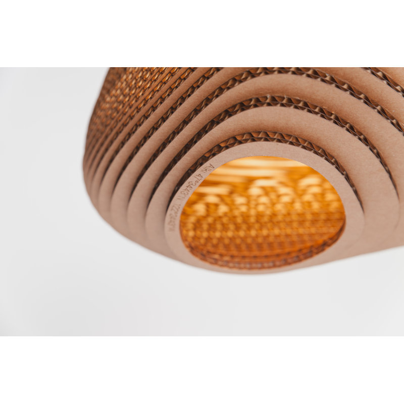 Natural Woven Paper Rope Pendant Light