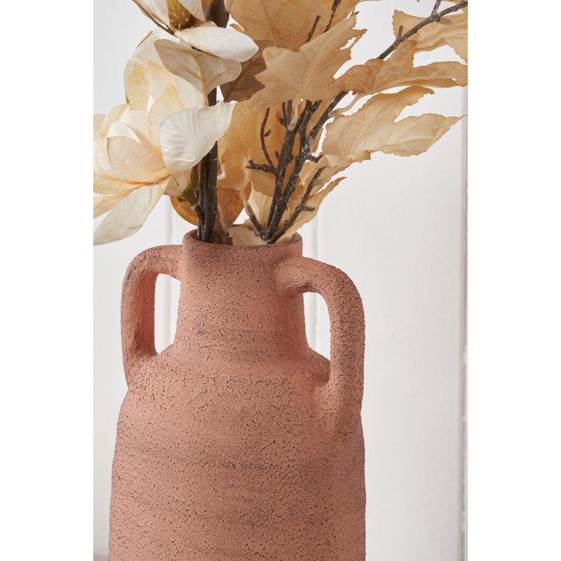 Terracotta Table Vase, Terracotta, Medium