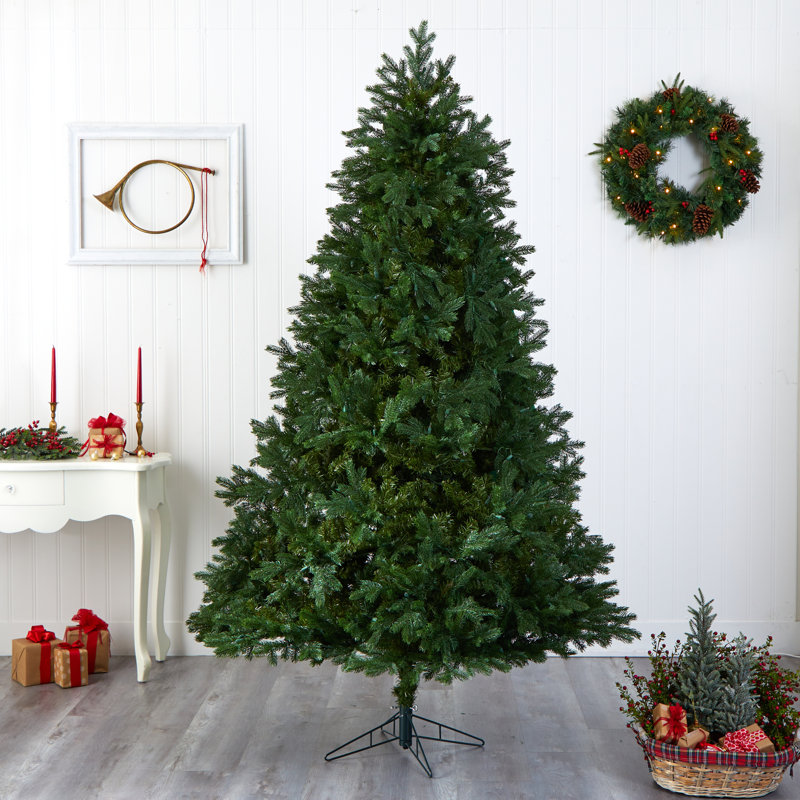 Sommer 90' H Lighted Artificial Fir Christmas Tree