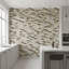 Kingsway 12" x 12" Marble Mosaic Subway Wall & Floor Tile