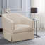 Chaise pivotante à jupe en lin Earl