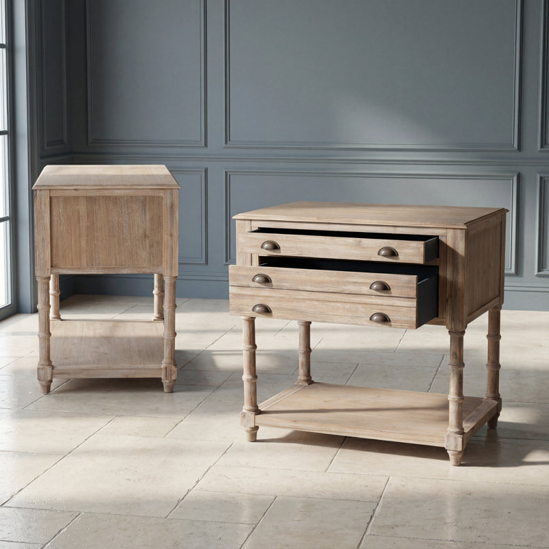 Bimini Kitchen Island, Driftwood, Brown