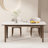 Sintered Stone tabletop Solid Wood Dining Table-637536177