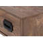 Bureau d'ordinateur, bureau personnel, ordinateur portable, tiroirs de rangement, L 48 po, bureau, métal stratifié brun, transitionnel-125903242