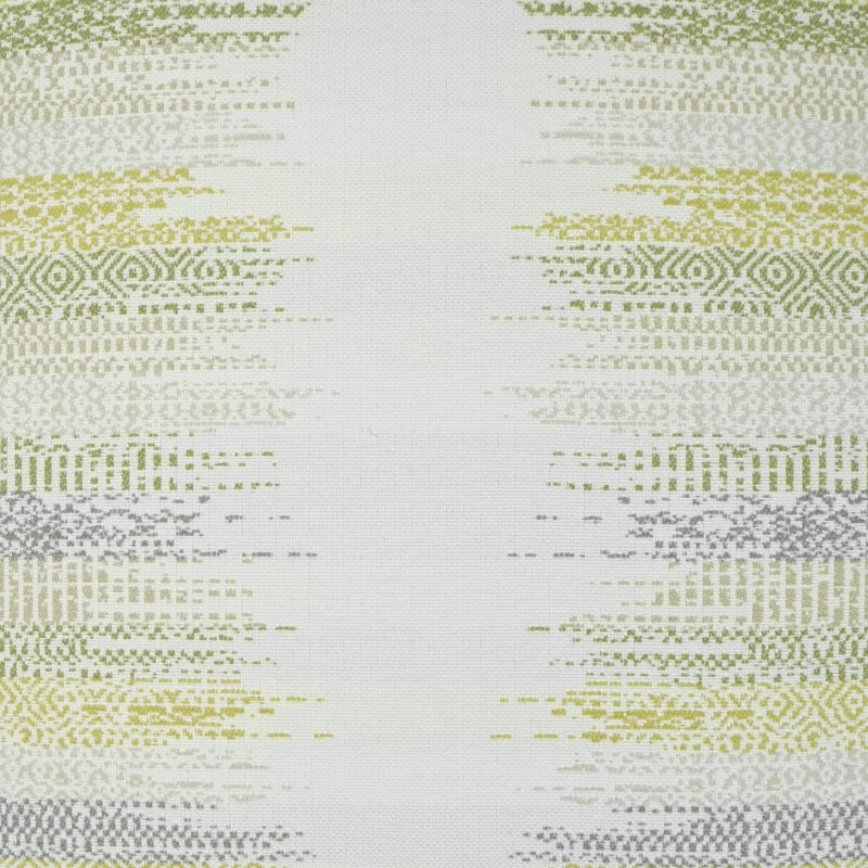 Coussin décoratif Fontana, Jaune / bleu / vert, Carré 22 po