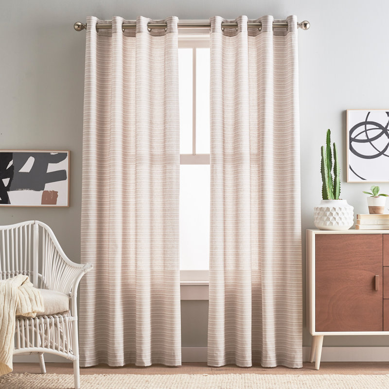 Paire de rideaux à œillets Peri Home, Argent, L 50 po x L 84 po