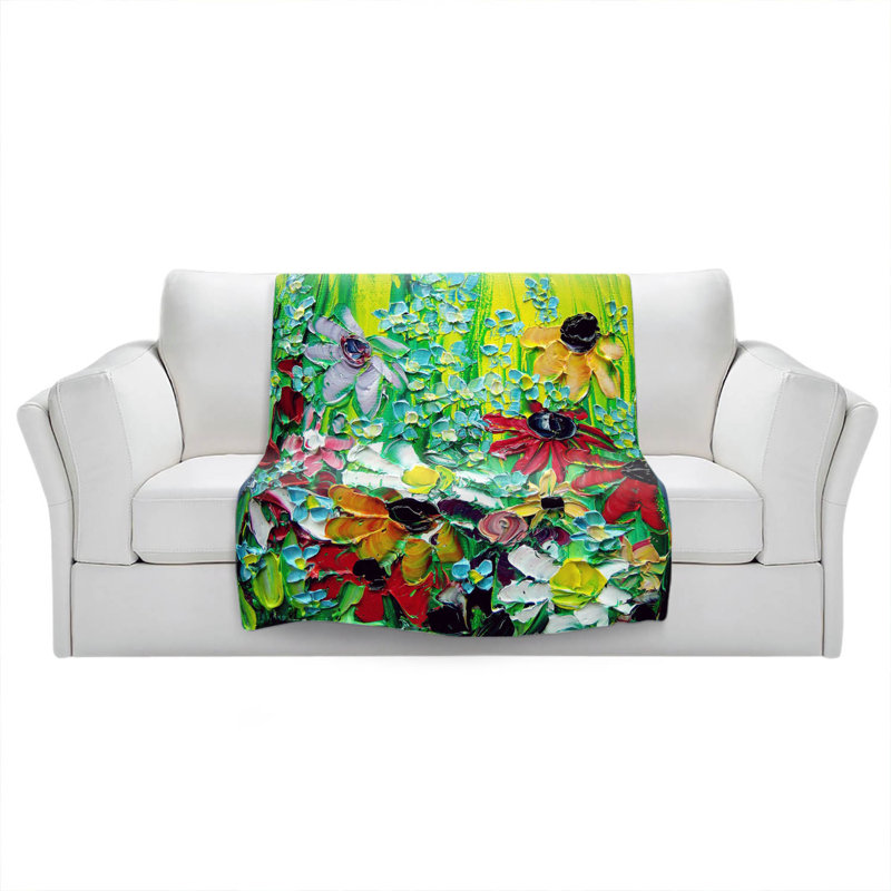 Hand Woven Throw Blanket, 51" x 60"